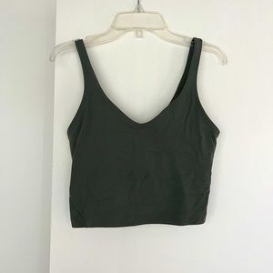 Green Lululemon Align tank